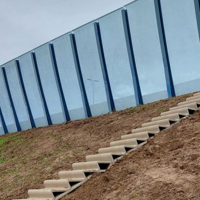 Escalier de talus imprim&eacute; en 3D pour un entretien s&eacute;curis&eacute; &agrave; A12 Velperbroek