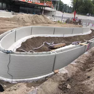 Lost formwork, Driebergen Zeist | 3D Concrete printing projects - 3D.Weber