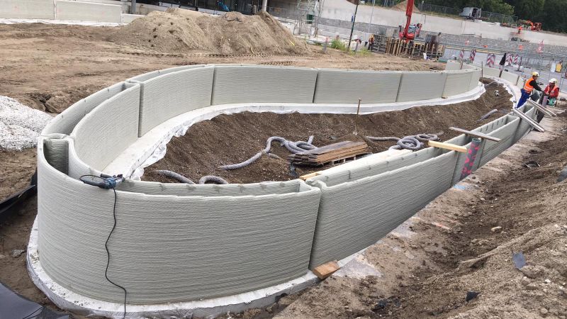 Lost formwork, Driebergen Zeist | 3D Concrete printing projects | 3D.Weber