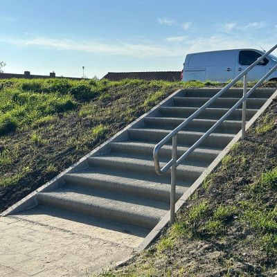 Escaliers en pente Yerseke